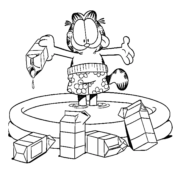 Garfield Coloring Pages 50