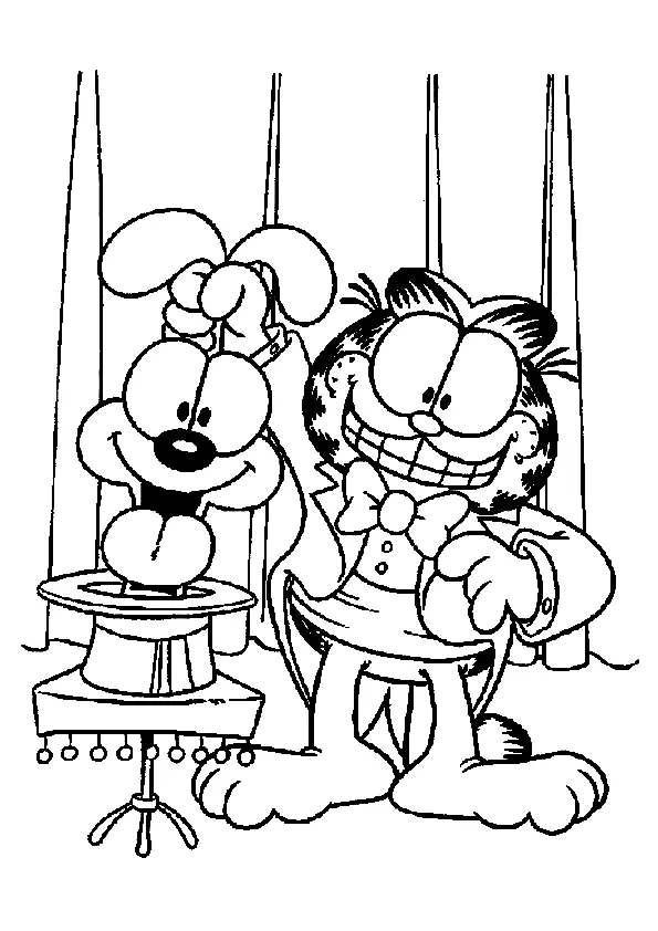 Garfield Coloring Pages 59