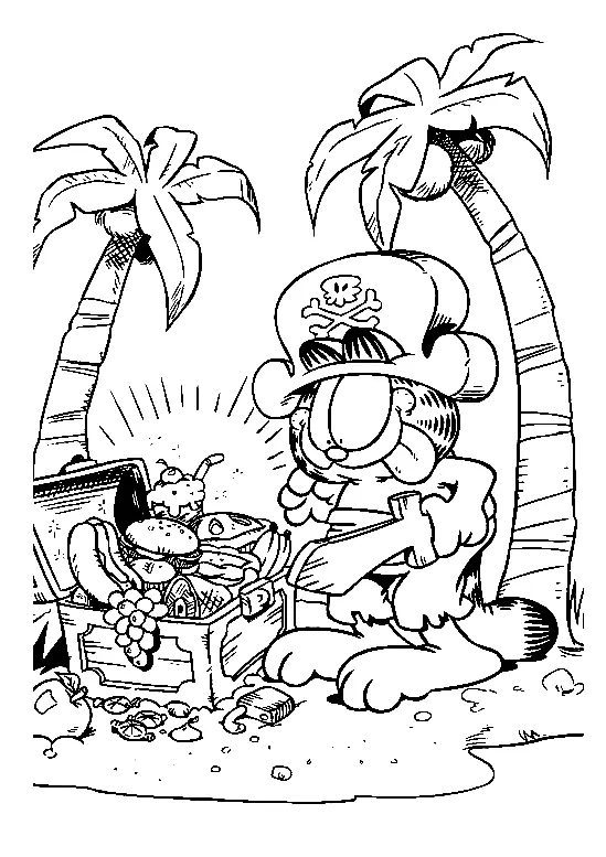 Garfield Ausmalbilder 65