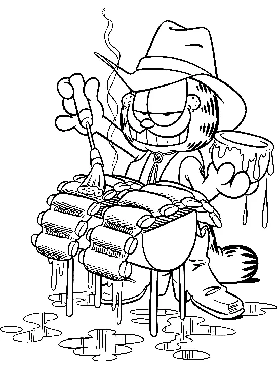 Garfield Coloring Pages 66