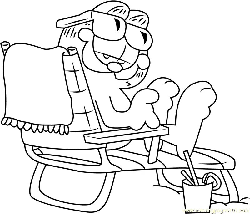 Garfield Coloring Pages 84