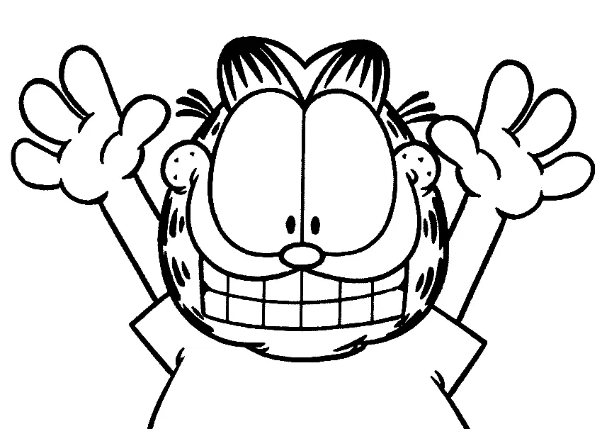 Garfield Coloring Pages 85
