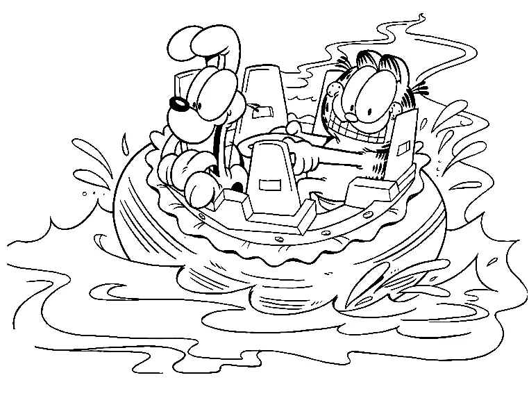 Garfield Ausmalbilder 89