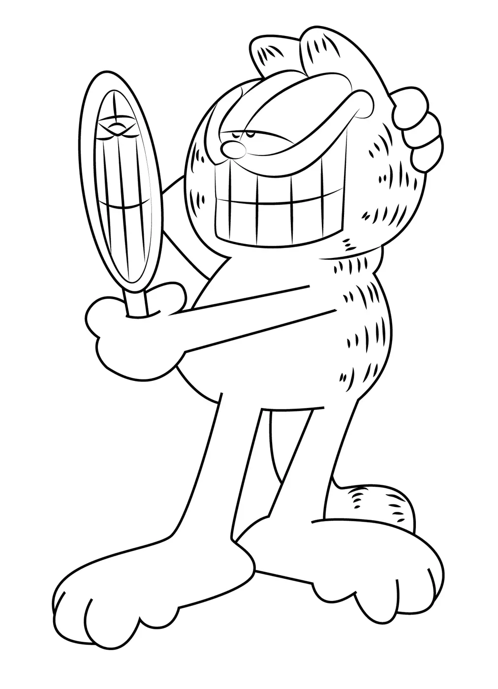 Desenhos de Garfield Para Colorir 93