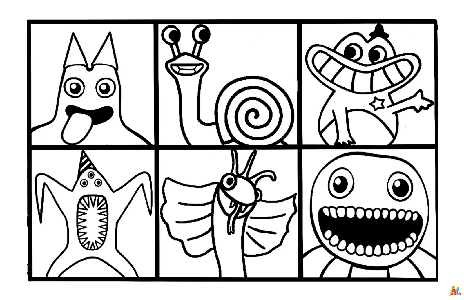 Garten of Banban Coloring Pages