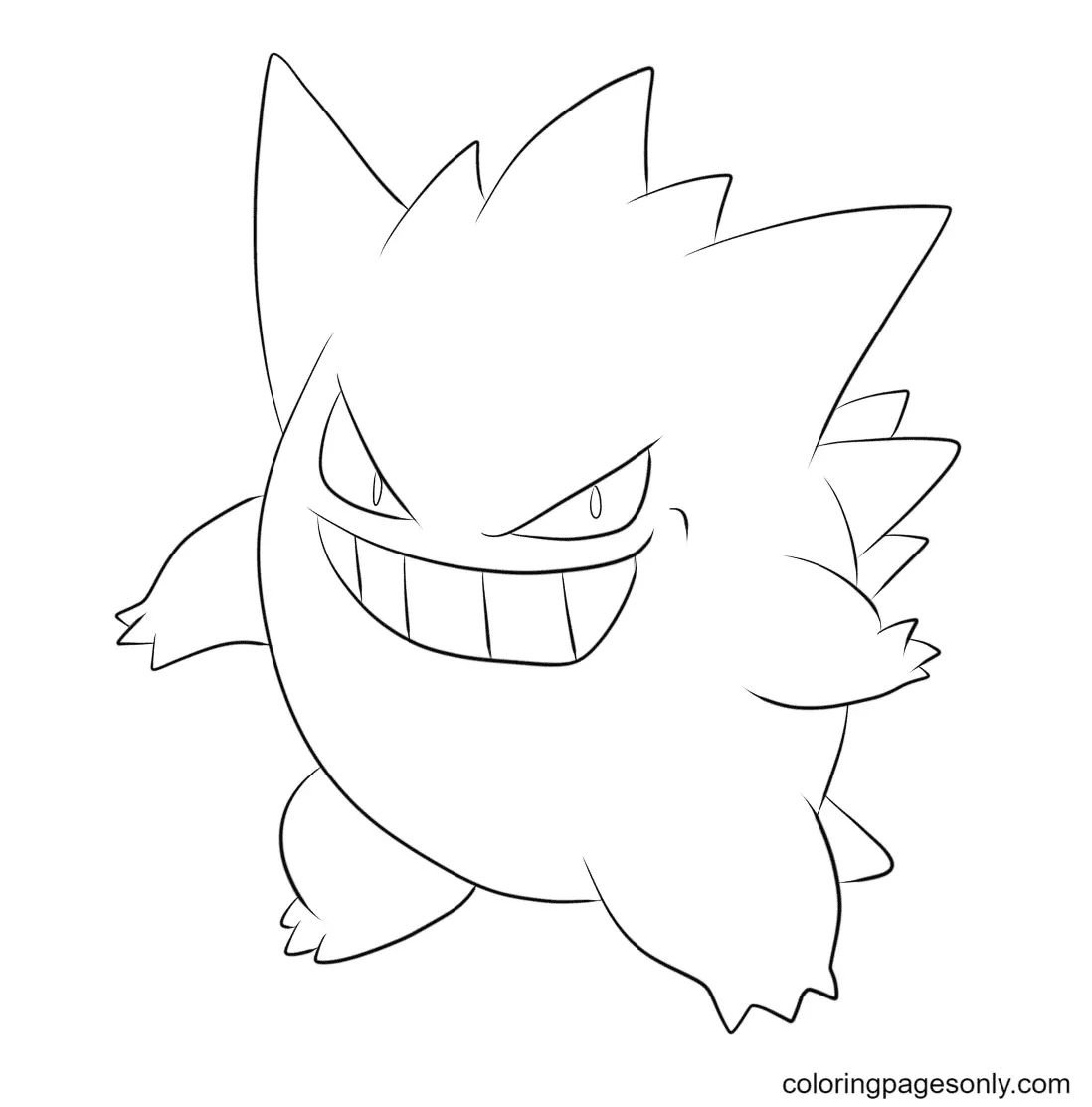 Gengar Ausmalbilder 41