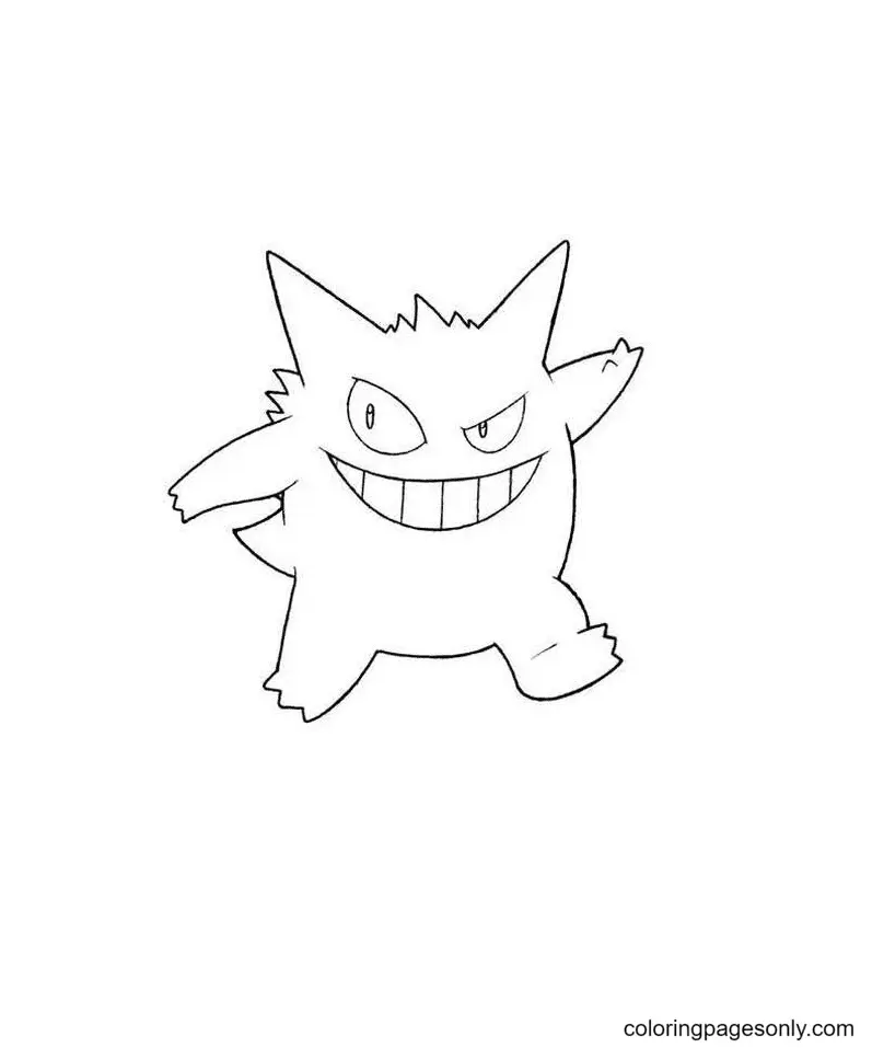 Gengar Ausmalbilder