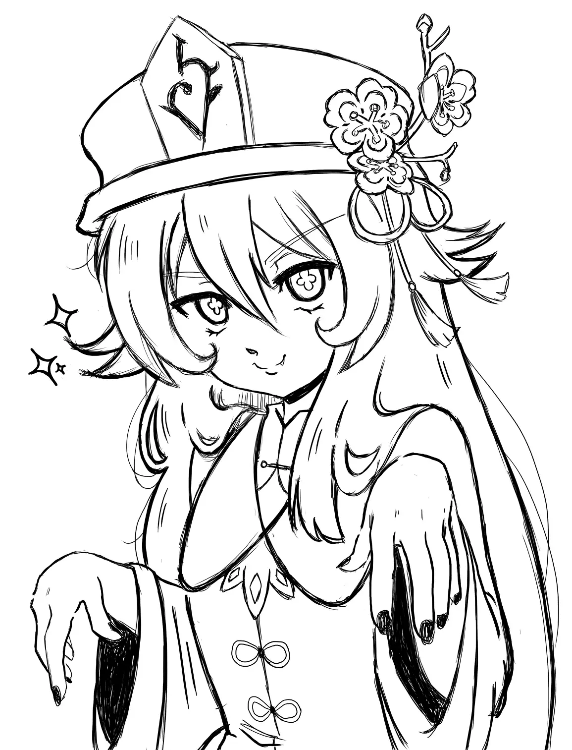 Genshin Impact Coloring Pages 13