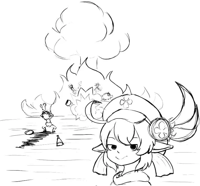 Genshin Impact Coloring Pages 29