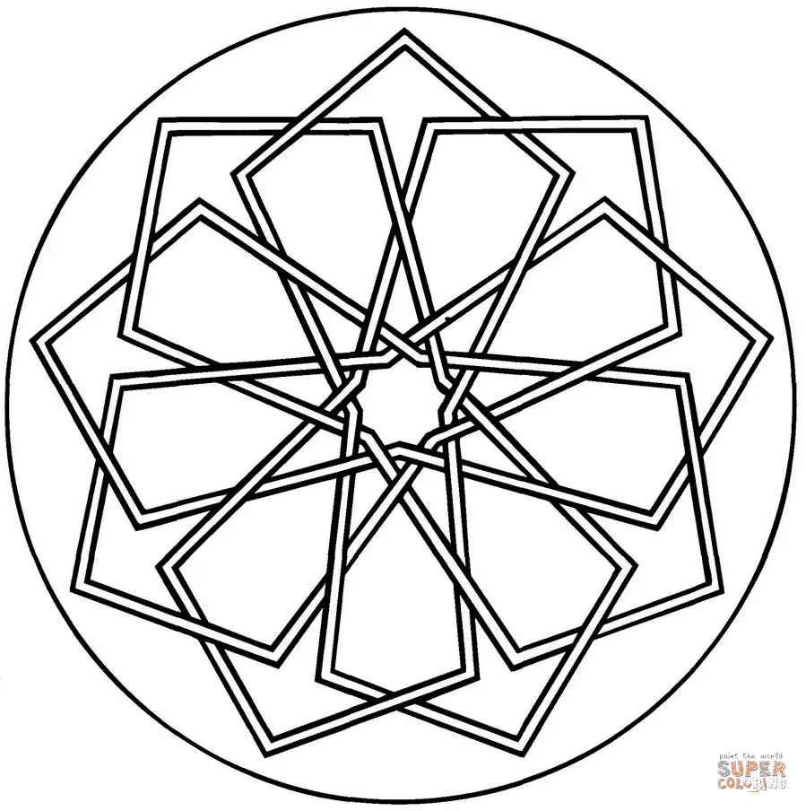 Geometric Coloring Pages 12