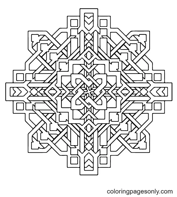 Geometric Coloring Pages 29