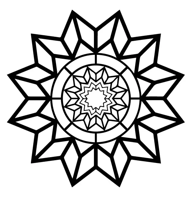 Geometric Coloring Pages 4