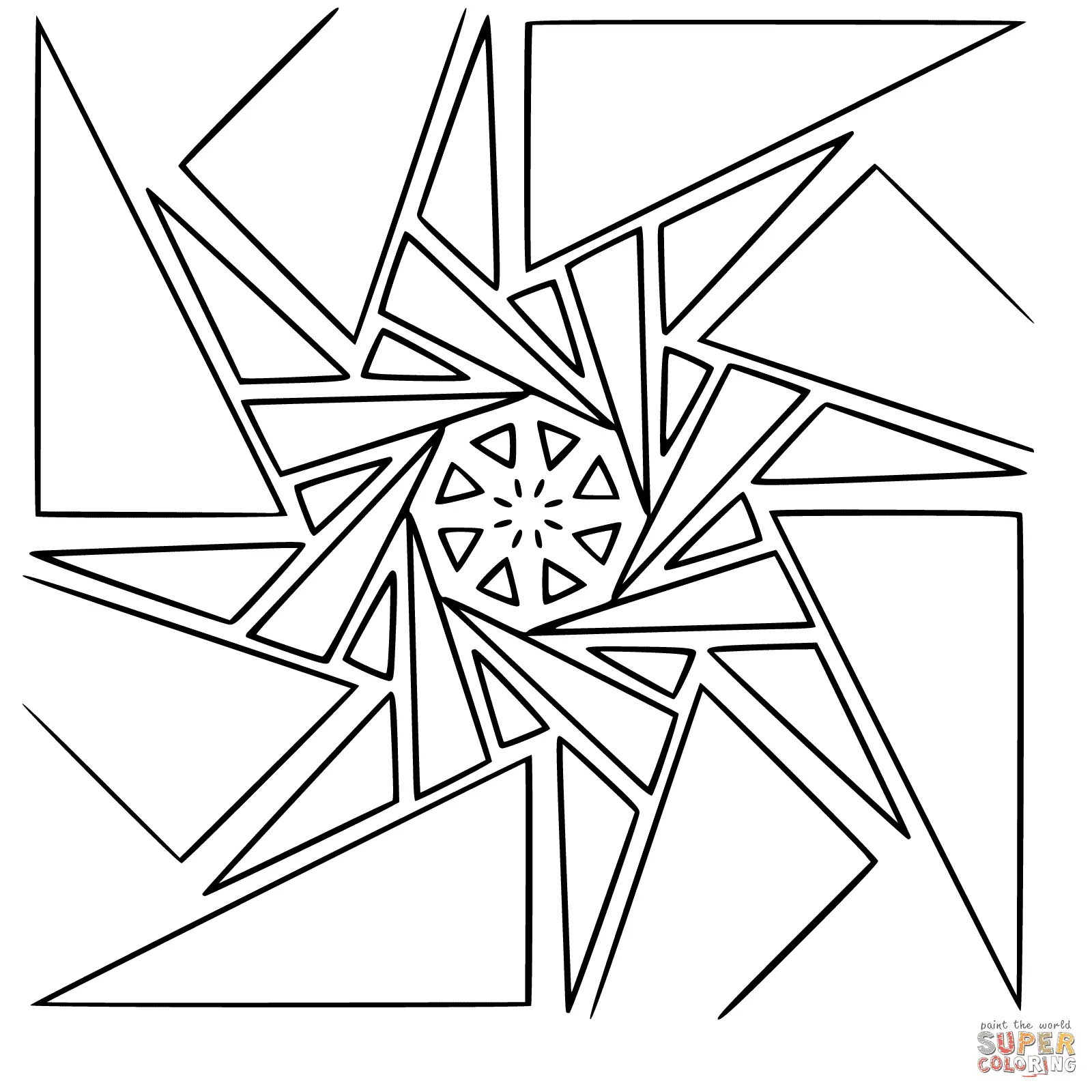 Geometric Coloring Pages 42