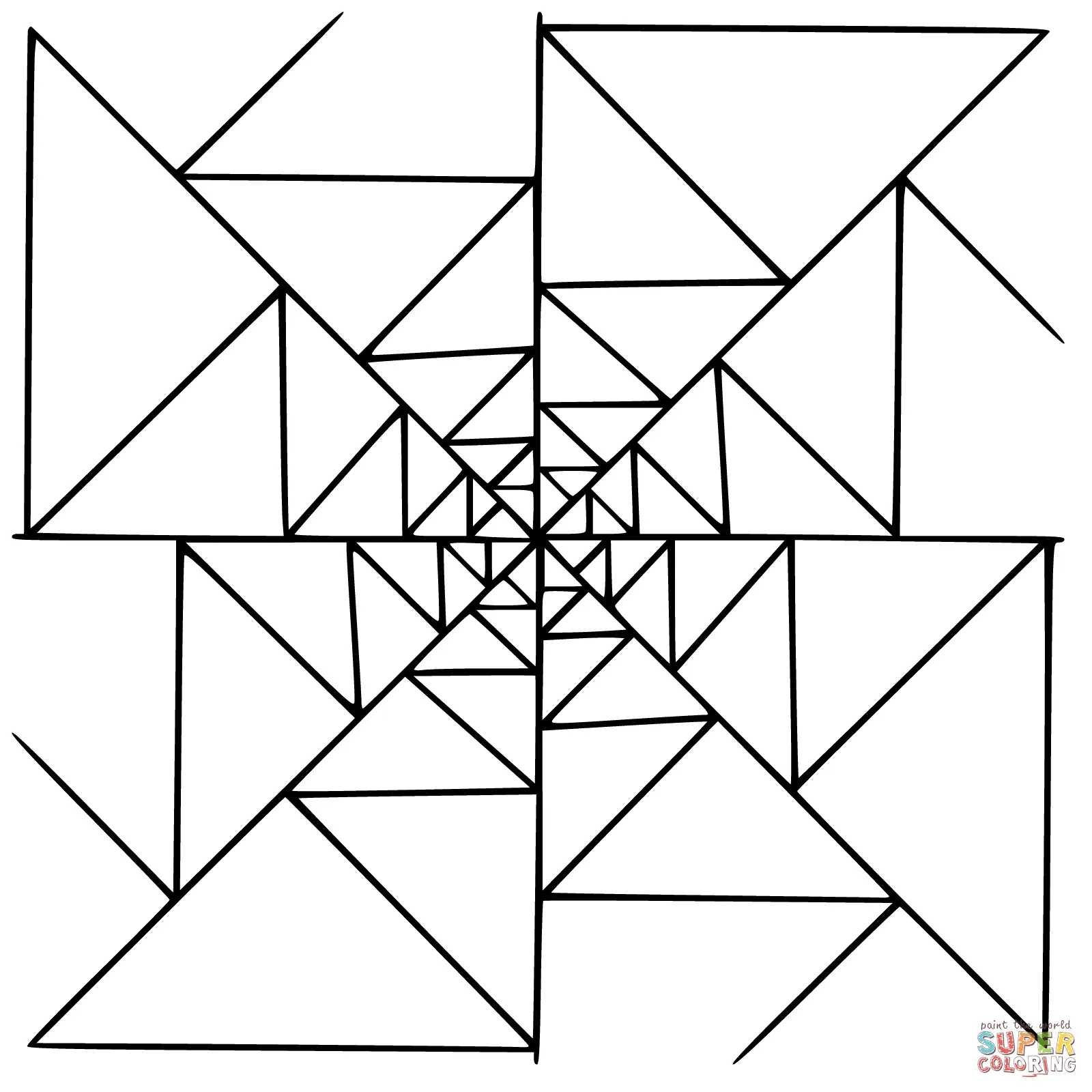 Geometric Coloring Pages 46