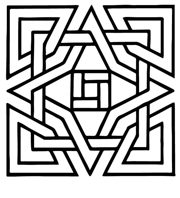 Geometric Coloring Pages 6