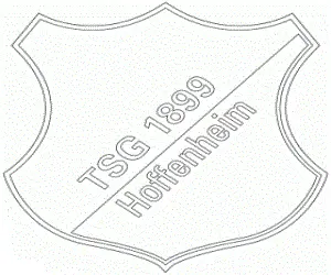 German Bundesliga Team logos Coloring Pages 14