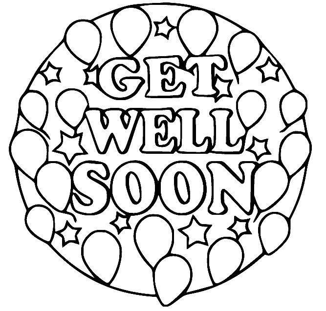 Recuperate Pronto Para Colorear 12
