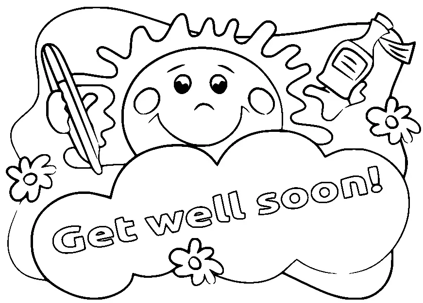 Recuperate Pronto Para Colorear 13
