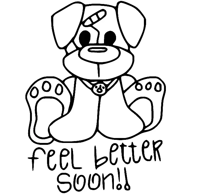 Recuperate Pronto Para Colorear 3