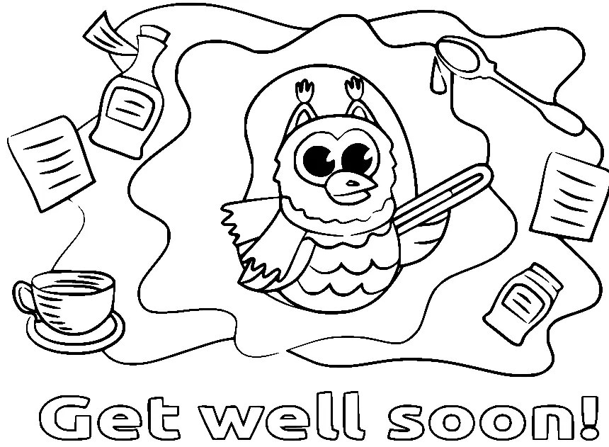 Recuperate Pronto Para Colorear 31