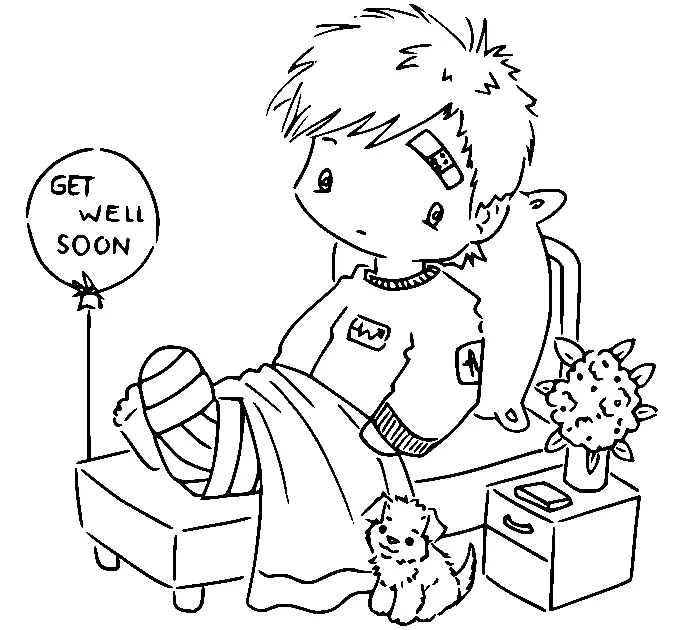 Recuperate Pronto Para Colorear 42