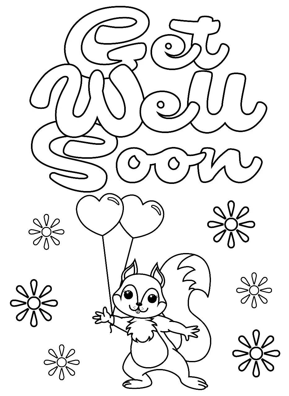 Recuperate Pronto Para Colorear 7