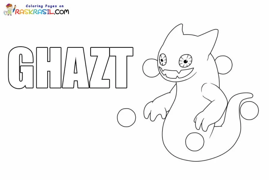 Ghazt Ausmalbilder 1