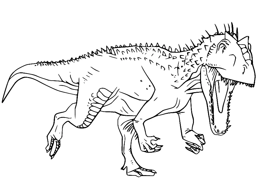 Giganotosaurus Ausmalbilder 12