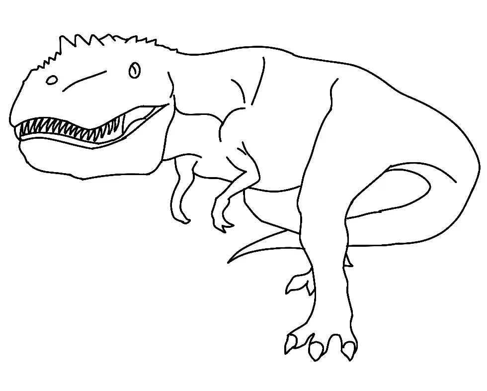 Giganotosaurus Ausmalbilder 14