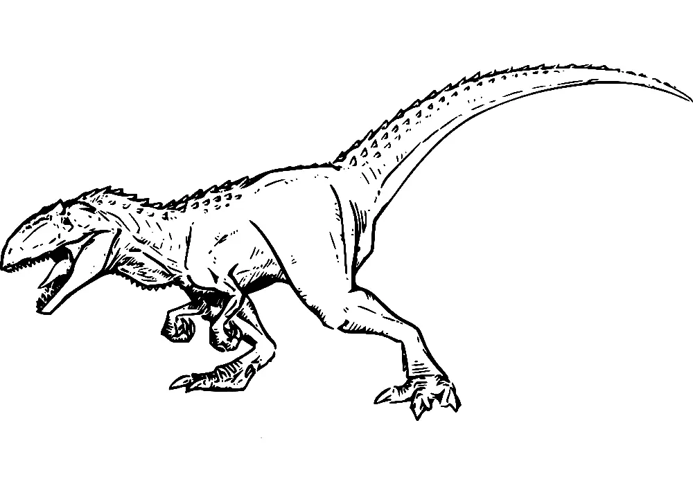Giganotosaurus Ausmalbilder 15