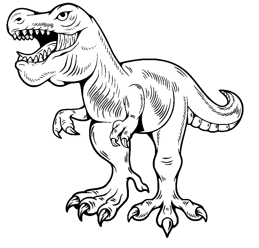 Giganotosaurus Ausmalbilder 16
