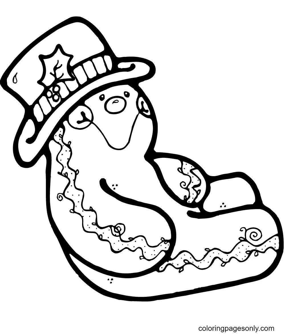 Gingerbread Man Coloring Pages 53