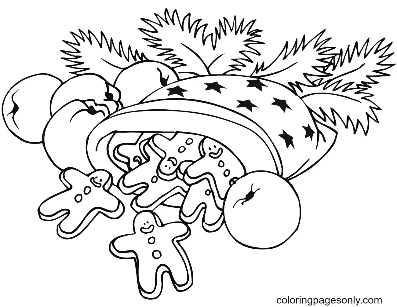 Gingerbread Man Coloring Pages 56