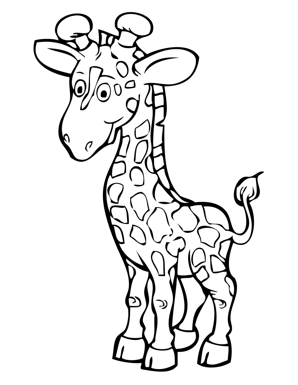 Jirafas Para Colorear 57