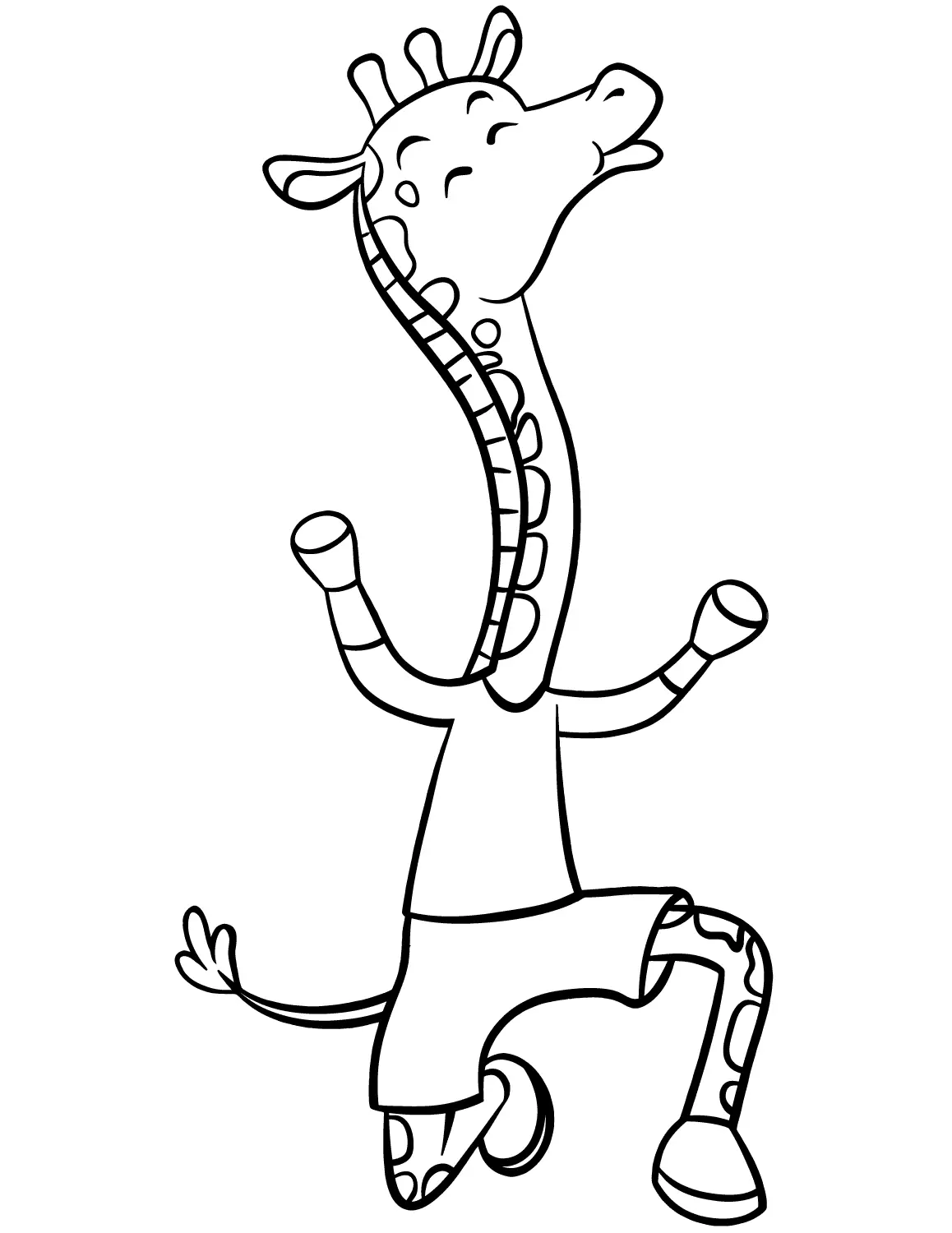 Jirafas Para Colorear
