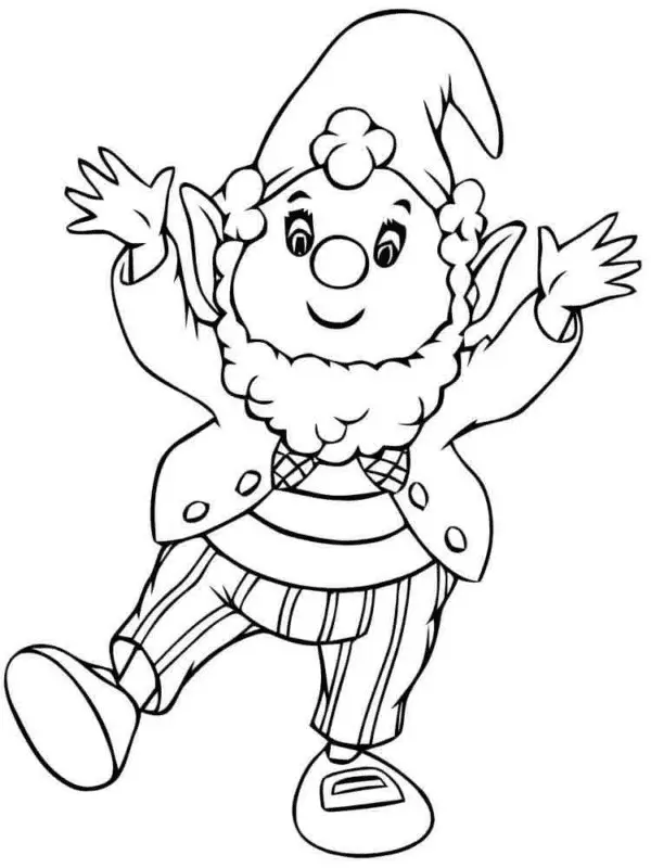 Desenhos de Gnomos Para Colorir 54