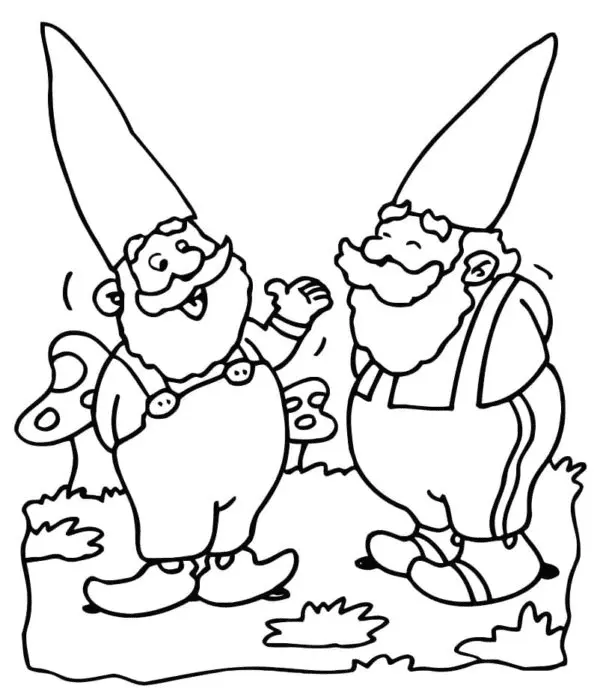 Desenhos de Gnomos Para Colorir 62