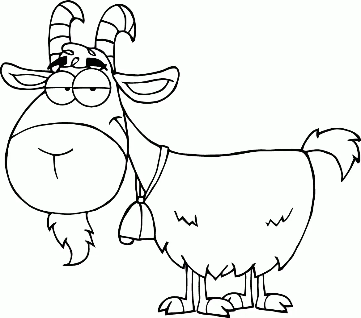 Cabras Para Colorear 11