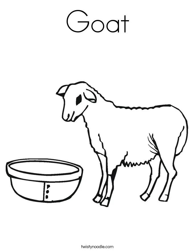 Cabras Para Colorear 12