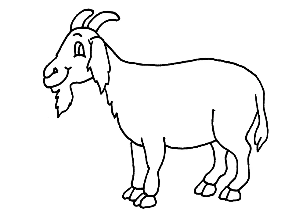 Cabras Para Colorear 20