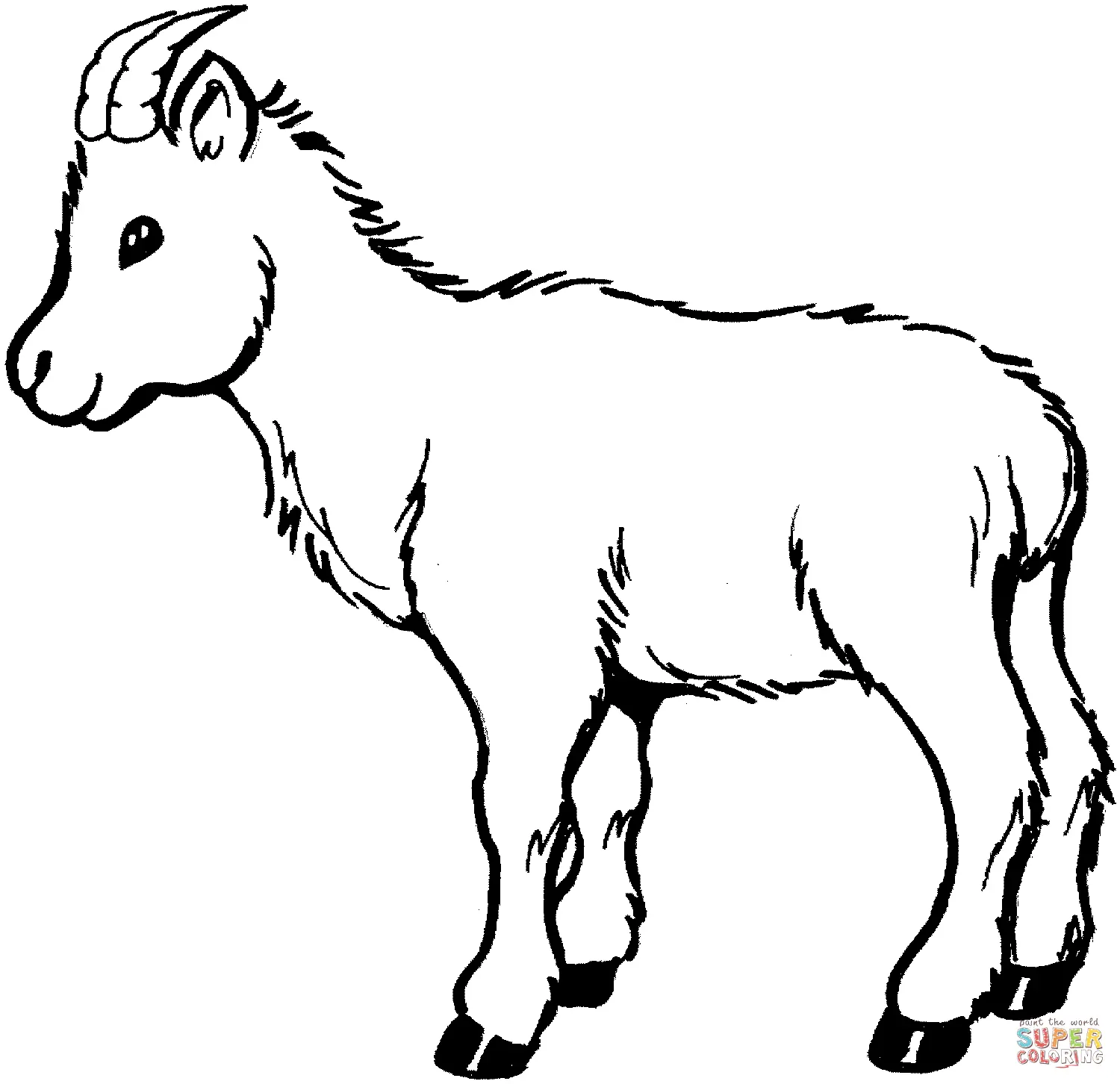 Cabras Para Colorear 3