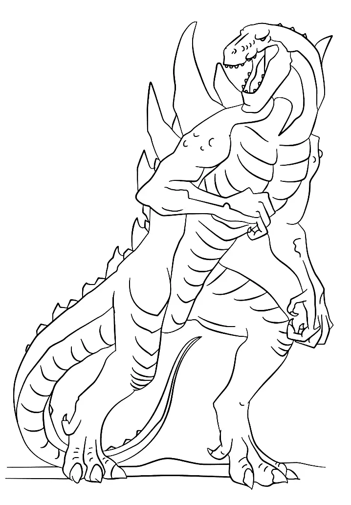 Godzilla Para Colorear 45