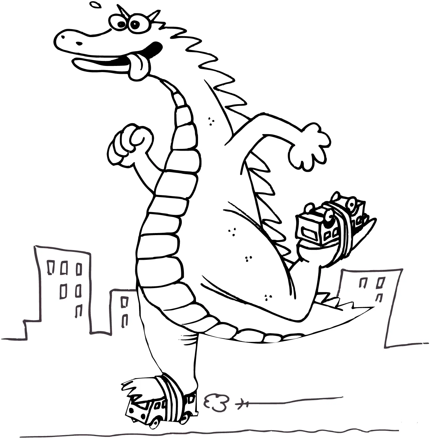 Godzilla Para Colorear 50