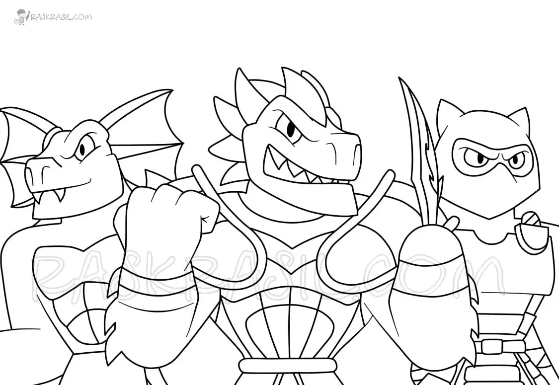 Goo Jit Zu Coloring Pages 5