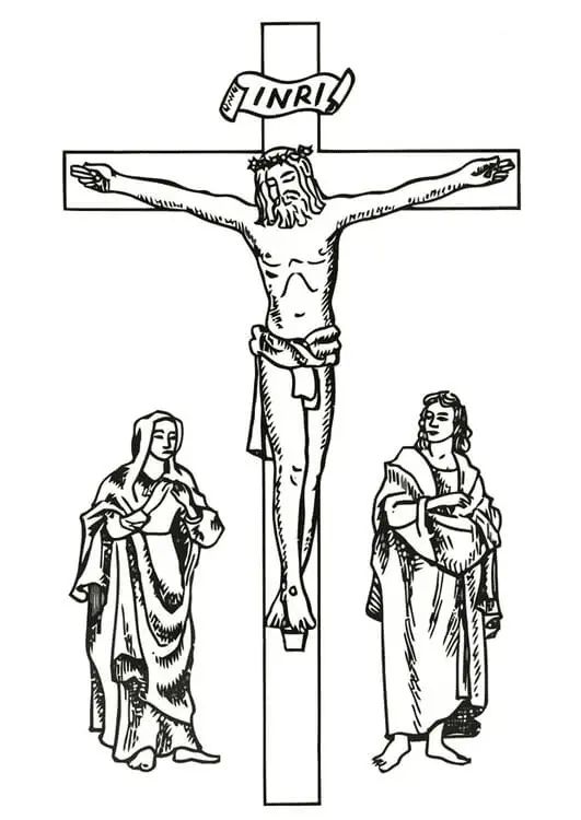 Desenhos de Sexta-Feira Santa desenhos Para Colorir 12