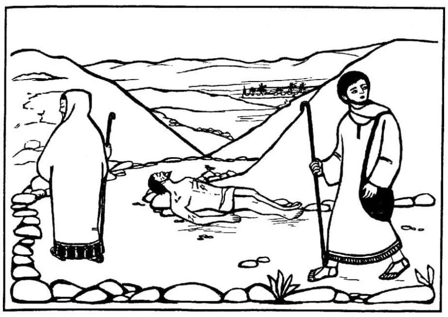 Good Samaritan Coloring Pages 11