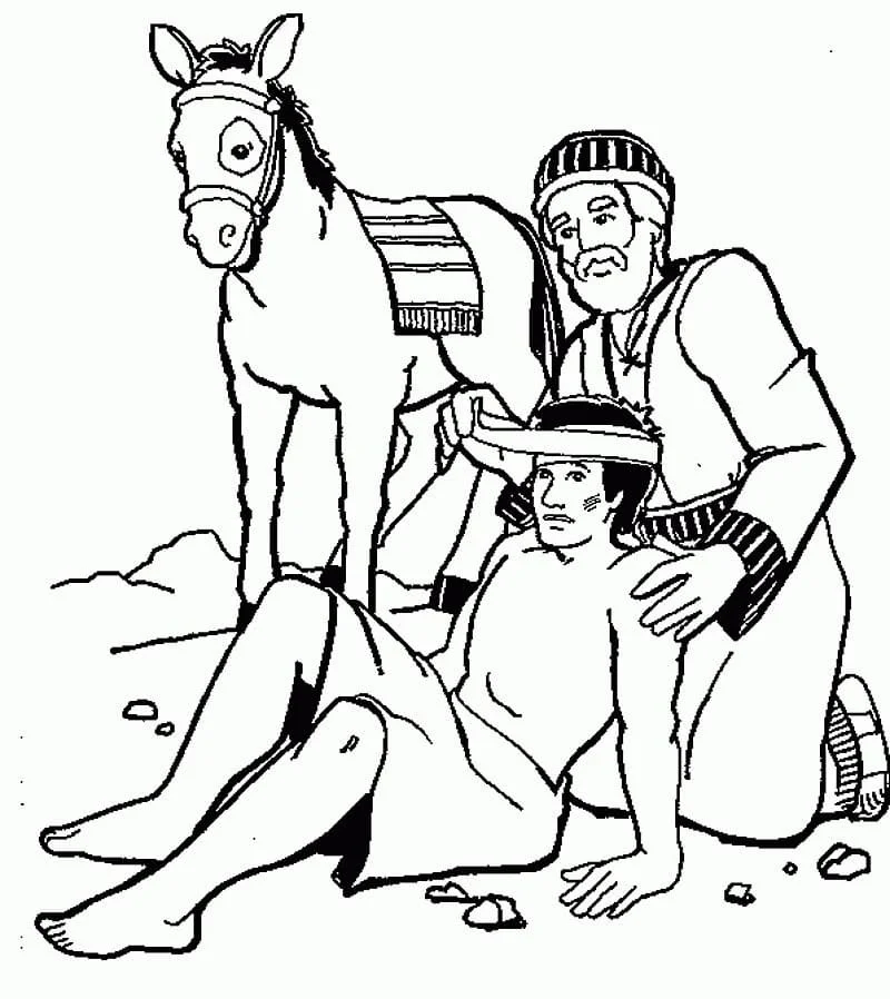 Good Samaritan Coloring Pages 12