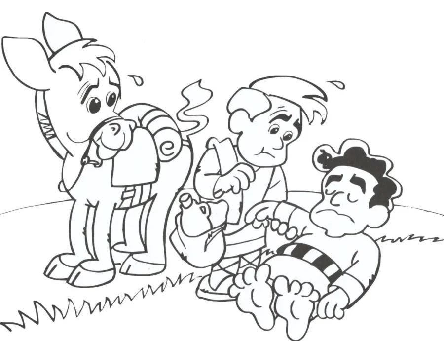 Good Samaritan Coloring Pages 13
