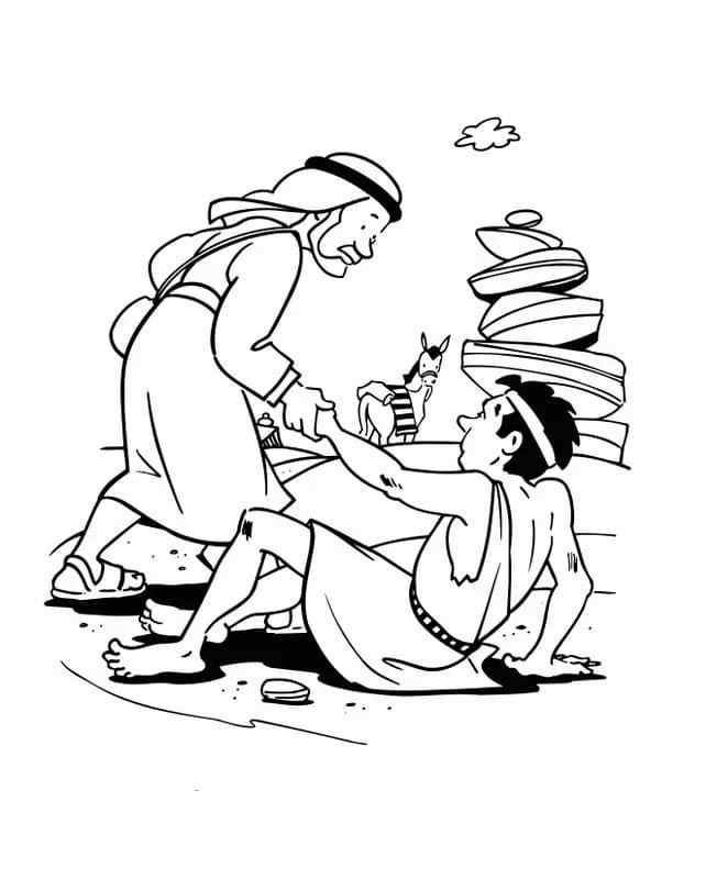 Good Samaritan Coloring Pages 14