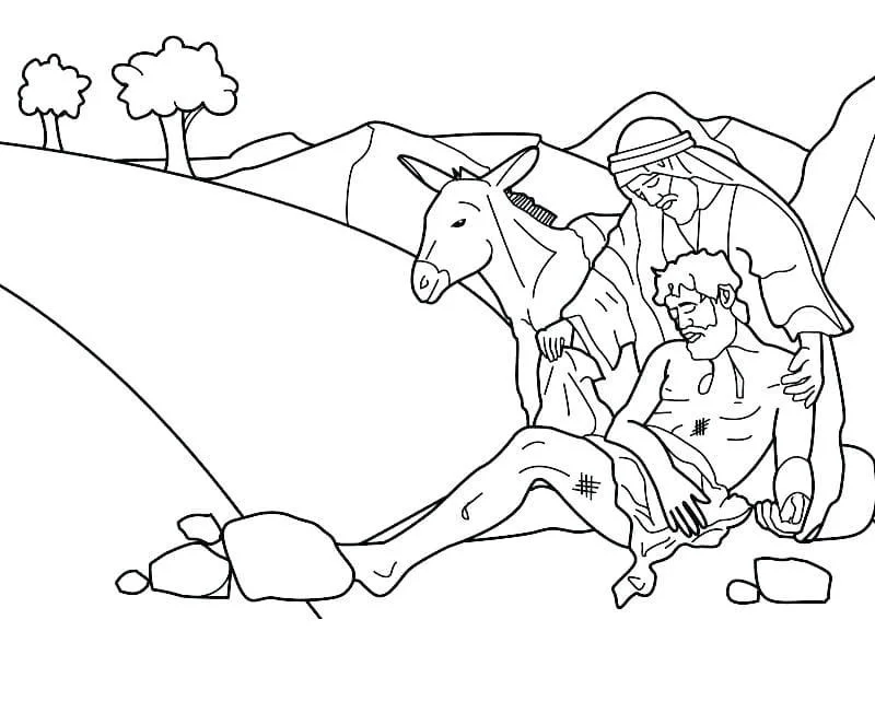 Good Samaritan Coloring Pages 23